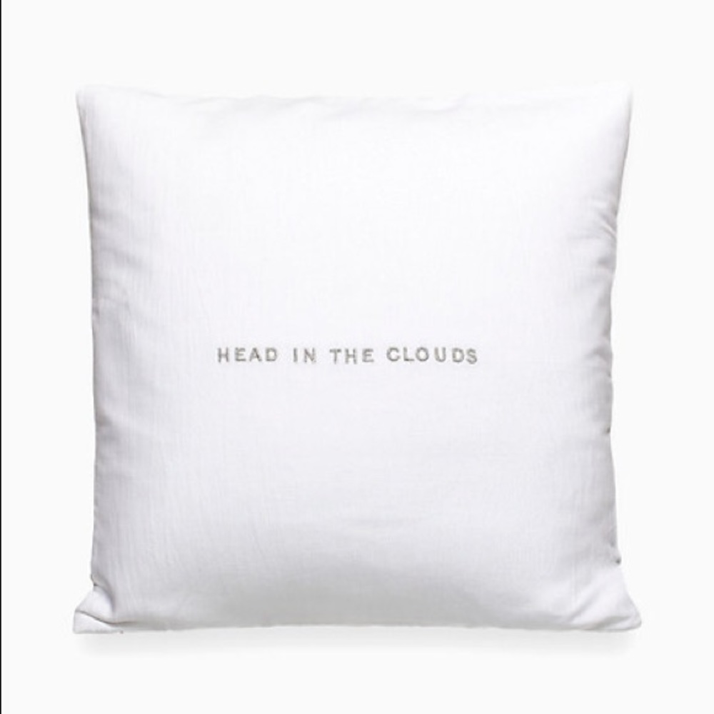 NWT Kate Spade “Head in the Clouds” Pillow